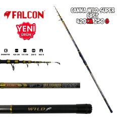 Falcon Wild Super Cast 420cm 100-250g Teleskopik Surf Kamışı