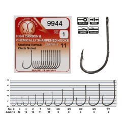 Maruto 9944NS Siyah Nikel Olta İğnesi