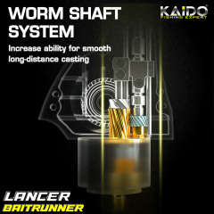 KAIDO Lancer 9000BG 6+1 BB Baitrunner Makine
