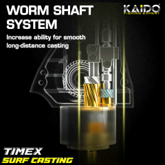 KAIDO Timex TX9000 6+1BB Surf Olta Makinesi