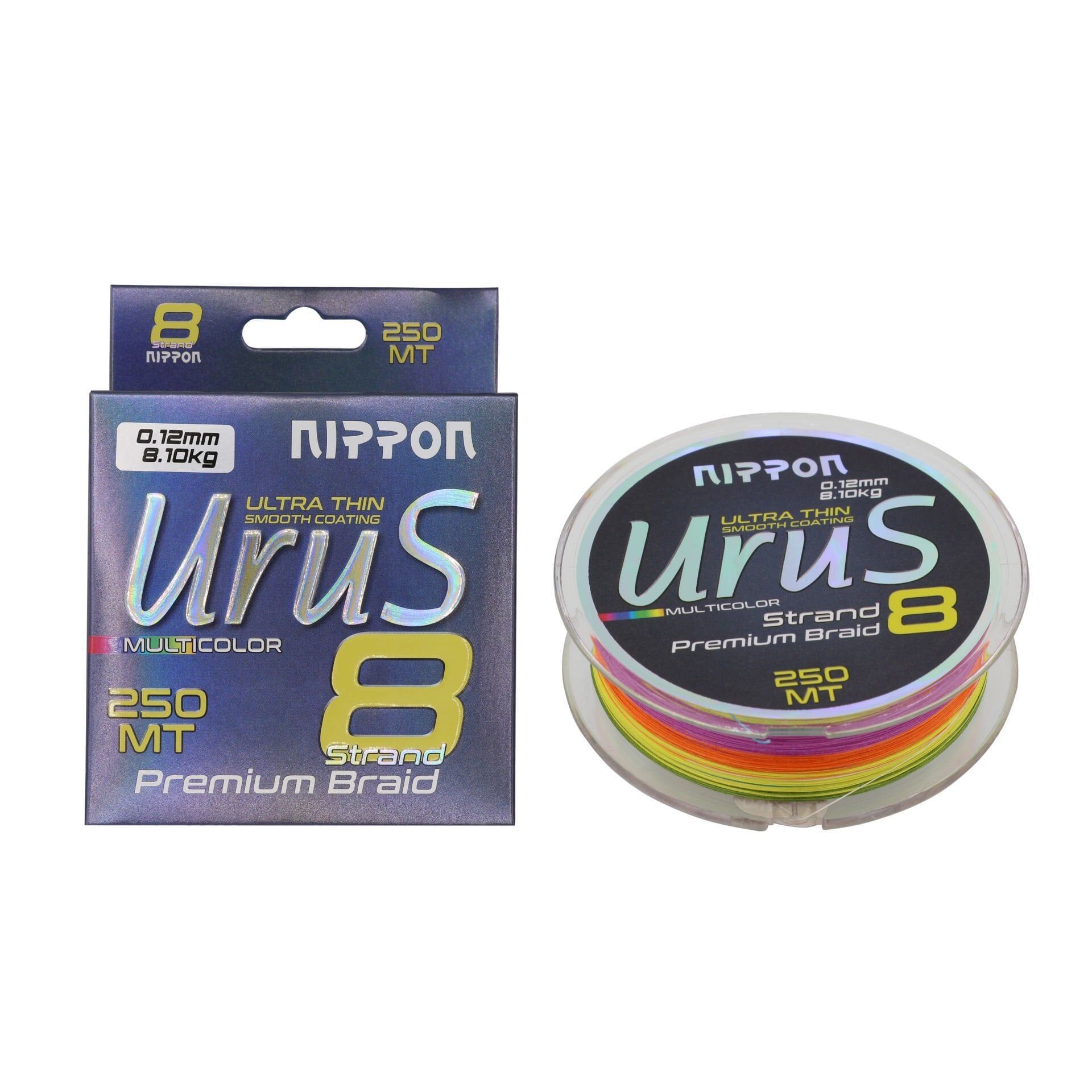 Urus 8X Braid 250 MT Multi Color 0,23 MM