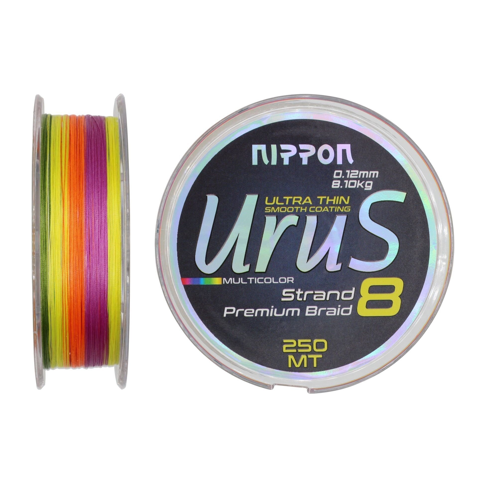 Urus 8X Braid 250 MT Multi Color 0,28 MM