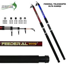 EUROFISH Federal 80-160g Teleskopik Kamış MAVI
