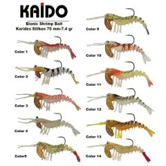 LC70S Shrimp Bait Karides 70mm 7.4gr