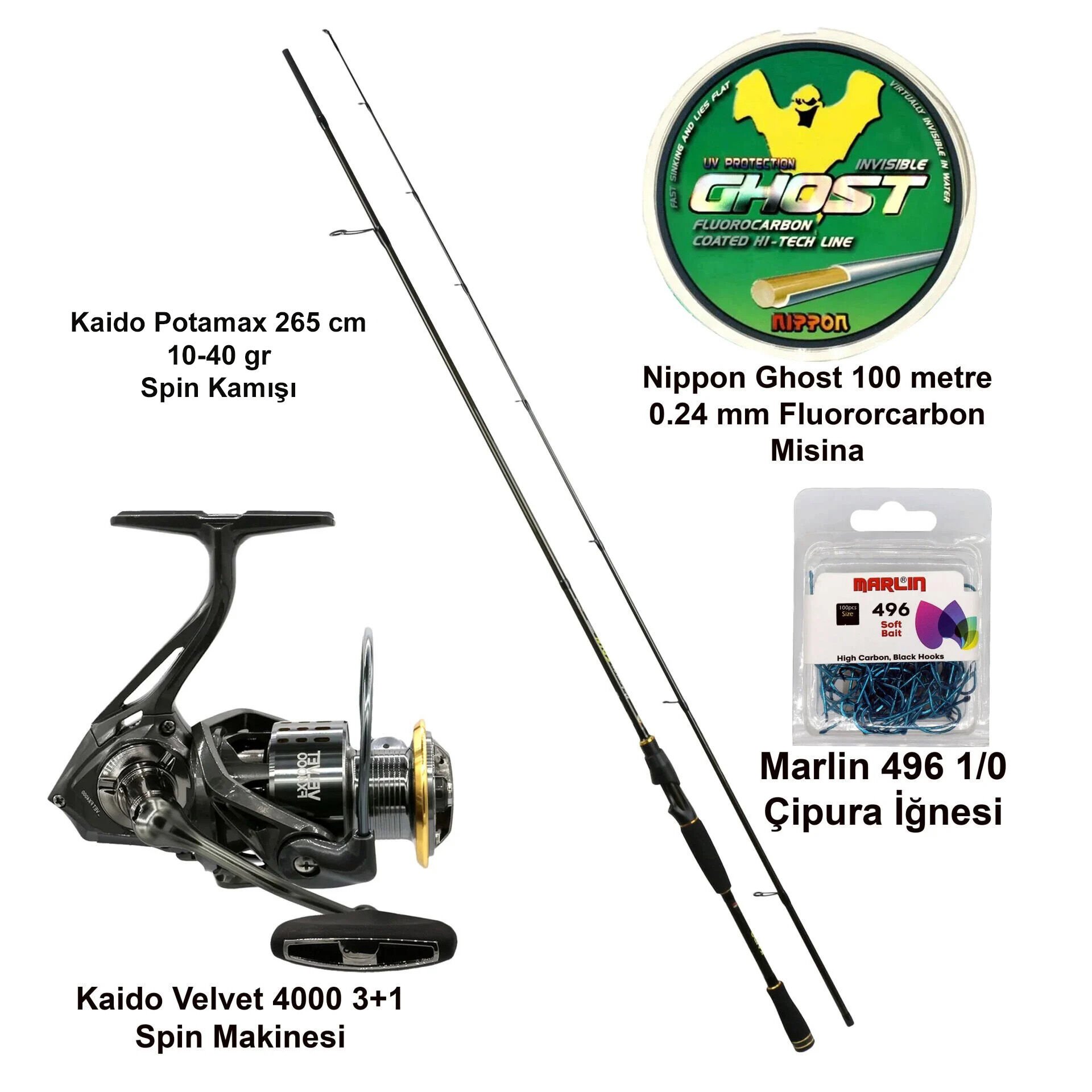 Çipura avı için olta takımı