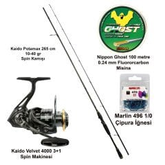 Çipura avı için olta takımı