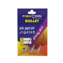 Fishcoin Bullet Jighead 1/0-10 gr